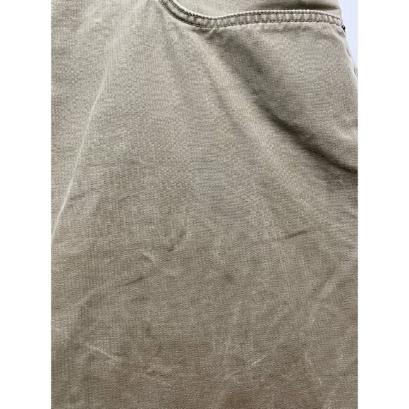 Eddie Bauer jeans mens 43 x 32 distressed straight brown work - Picture 6 of 16